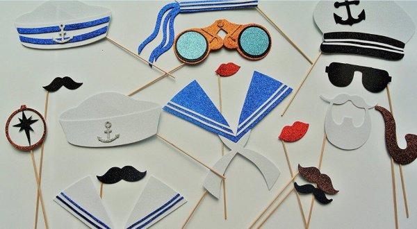 Атрибуты для морской вечеринки