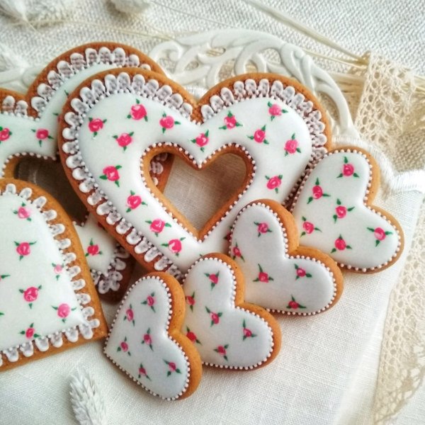 Имбирные пряники с пожеланиями