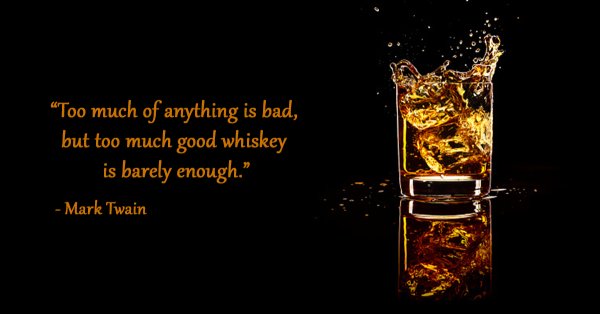 Поздравление с днём рождения виски