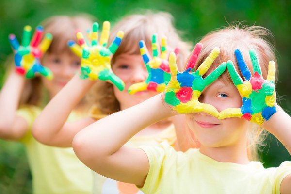 Веселые творческие дети