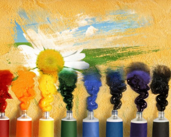 Яркие краски