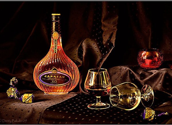 Натюрморт с коньяком