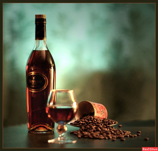 Коньяк красиво