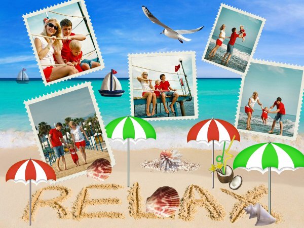 Летний коллаж