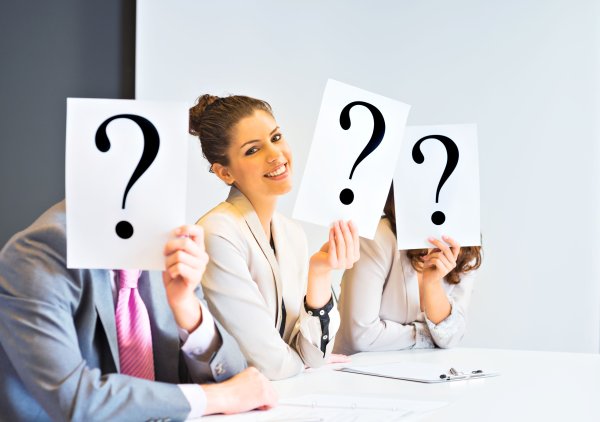 Знаки вопроса фон