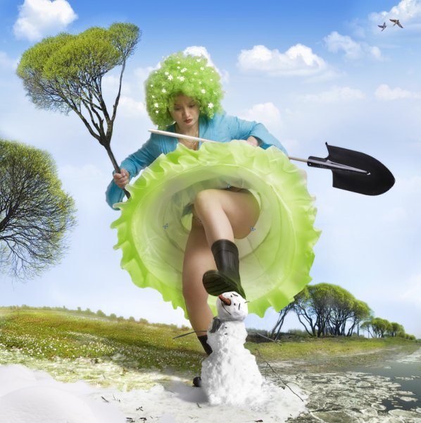 Весна пришла прикольные