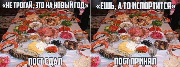Приколы про еду на новый год