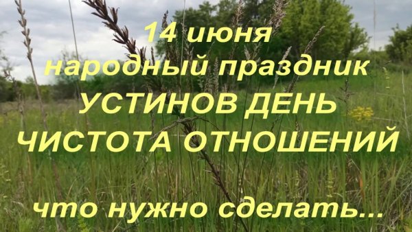 14 Июня Устинов день