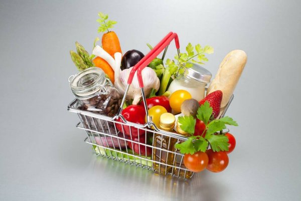 Корзина с продуктами