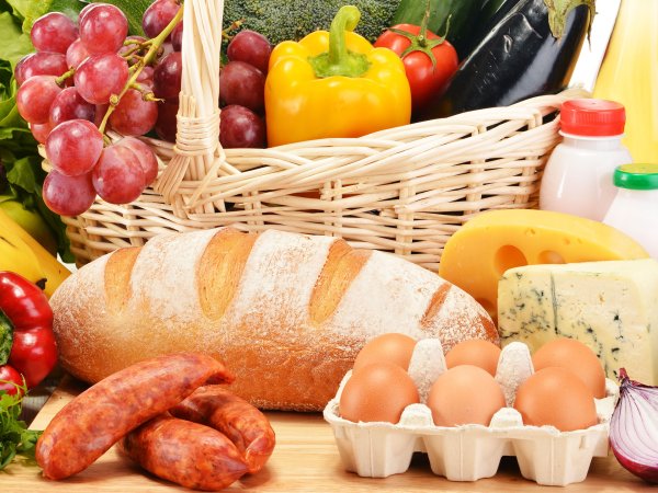 Фон для продуктового магазина