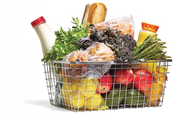 Корзина с продуктами