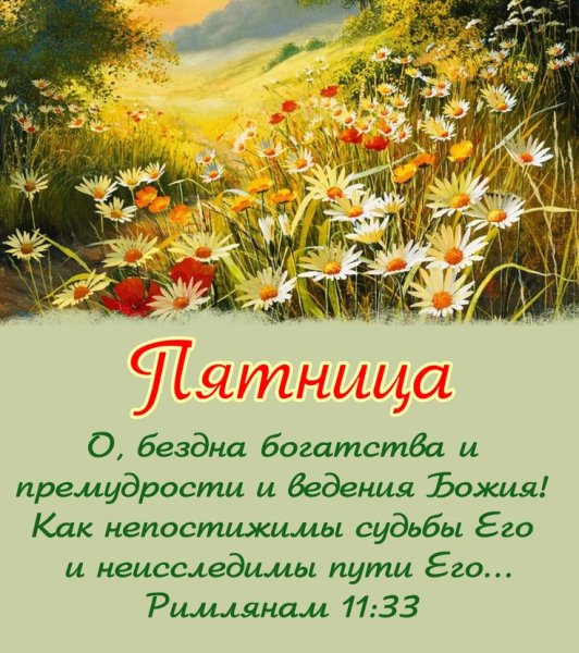 Добрый день Божьих благословений