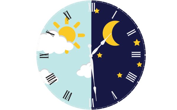 Часы день ночь