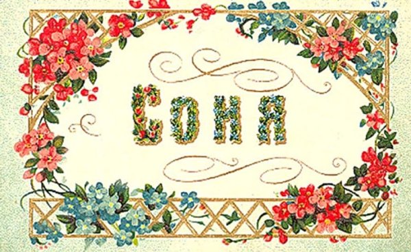Соня имя