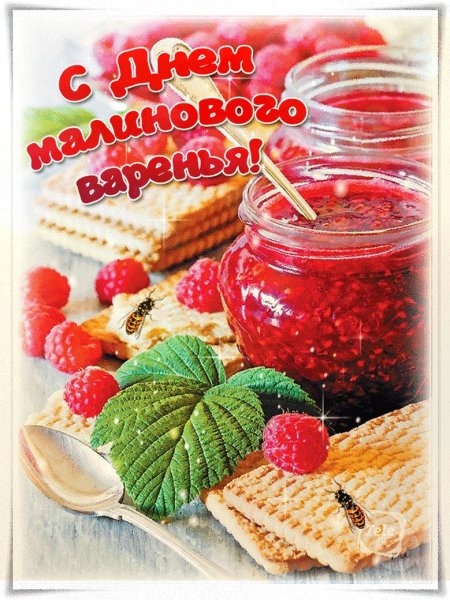 16 Августа день малинового варенья
