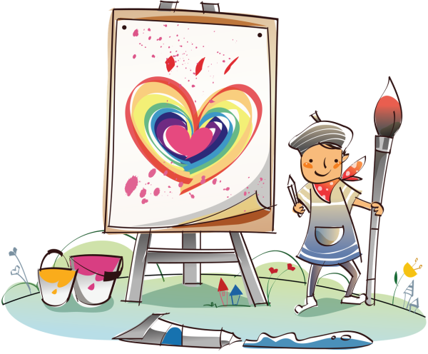 Открытка учителю рисования