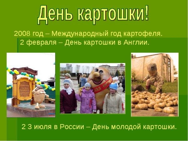Картофельный день