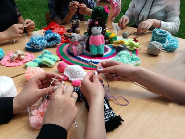 Всемирный день вязания на публике