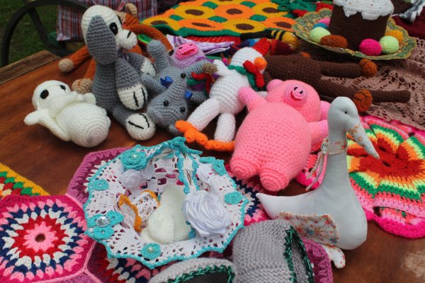 День вязания на публике