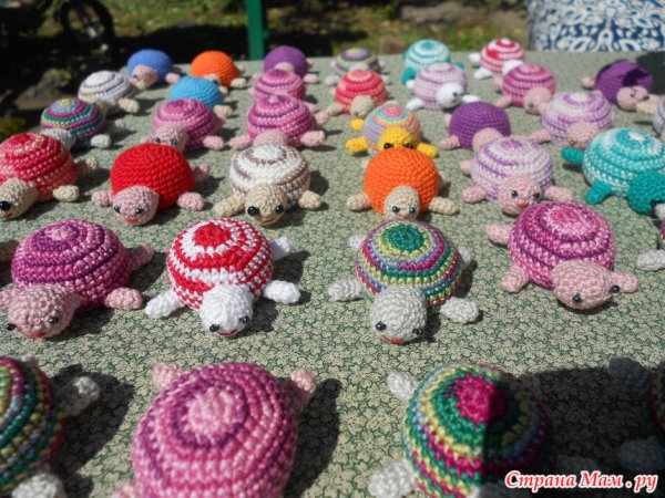 Вязаные тортики