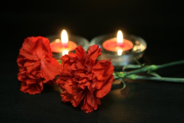 Две гвоздики и свеча