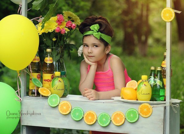 Лимонадная фотосессия