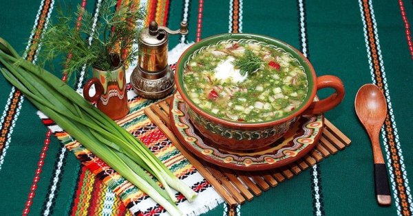 Окрошка СССР на квасе