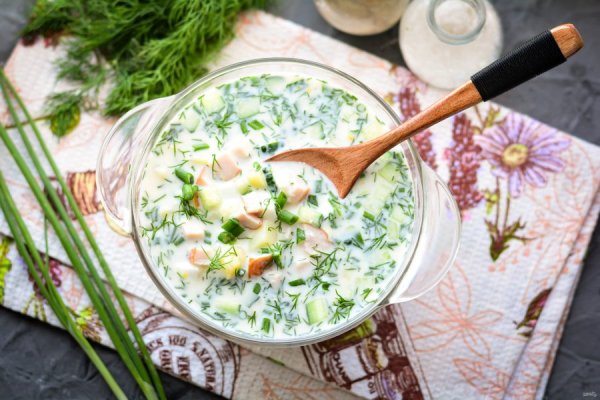 Окрошка на квасе фото