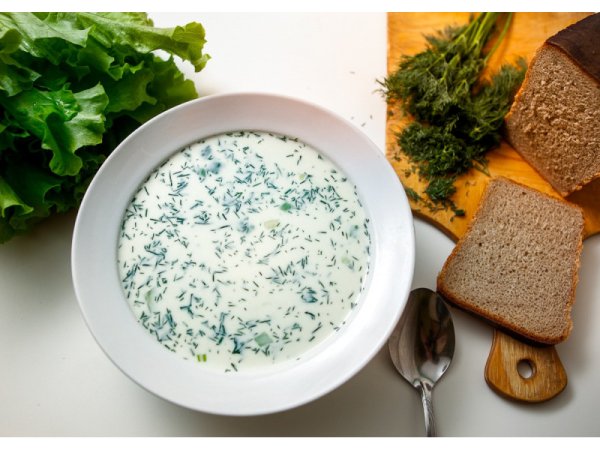 Окрошка с майонезом