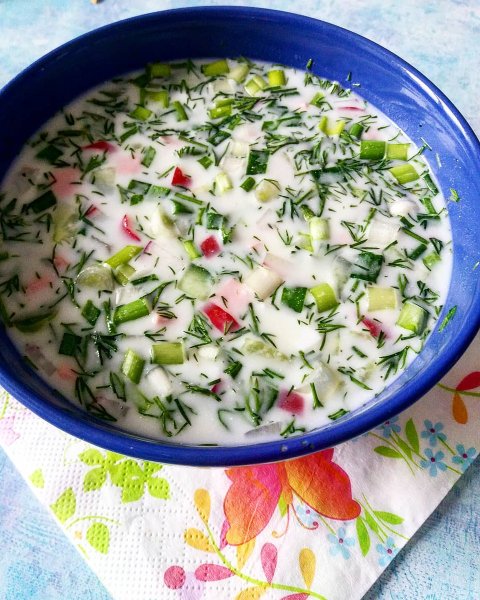 Окрошка история блюда