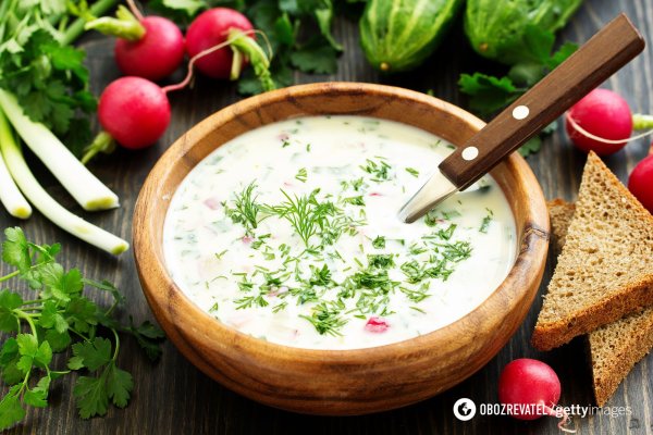 Супы на квасе ассортимент