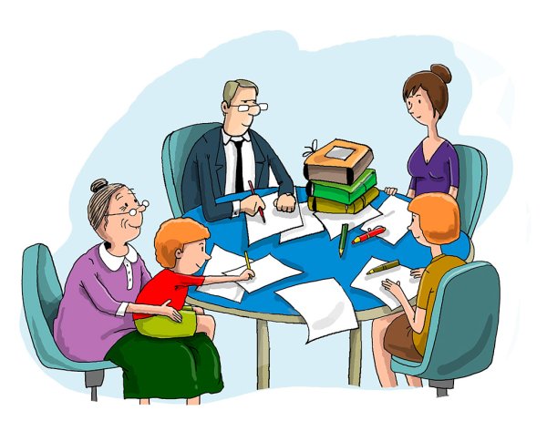 Администрация школы рисунок