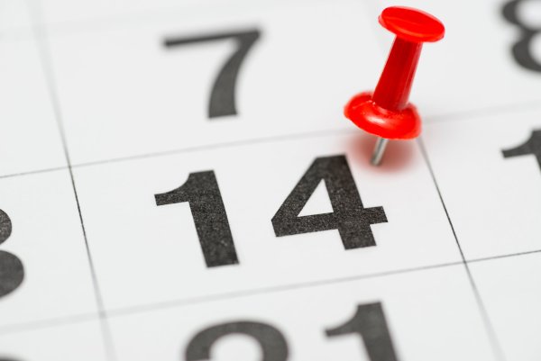 Календарь на 14 дней