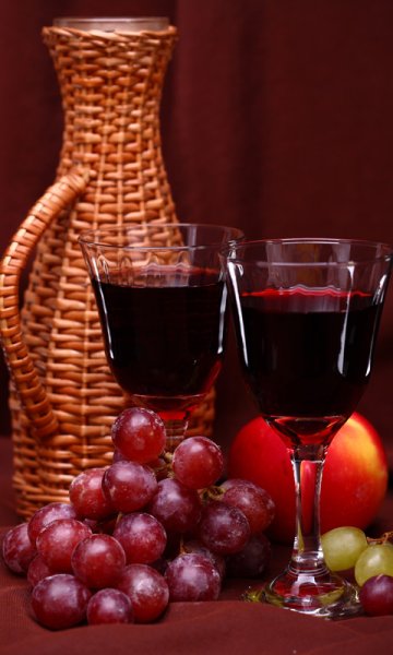 Коньяк и фрукты