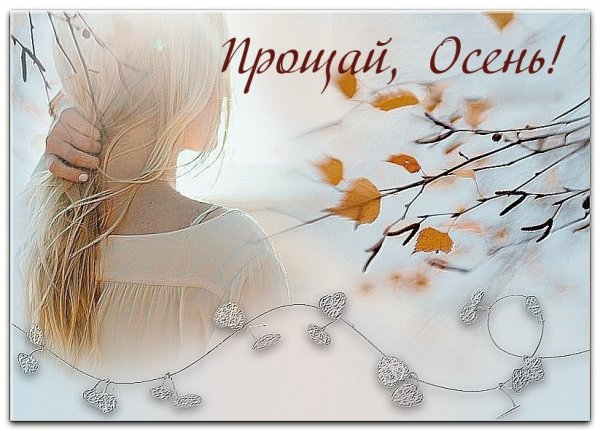 Прощай ноябрь