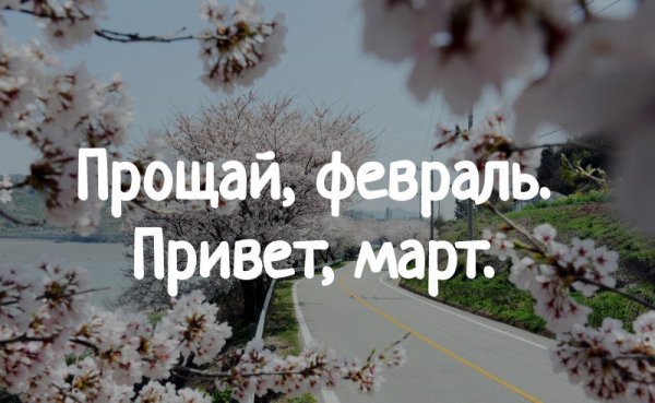 Прощай февраль