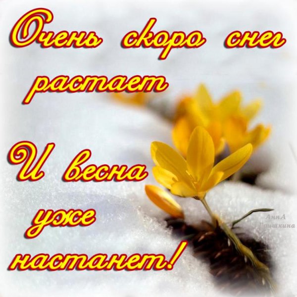 Поздравления с последним днем зимы