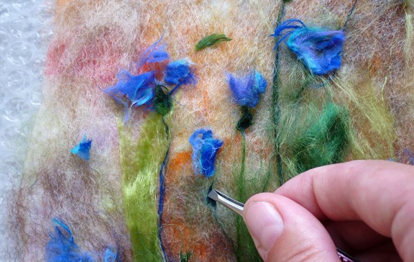 Валяные картины из шерсти