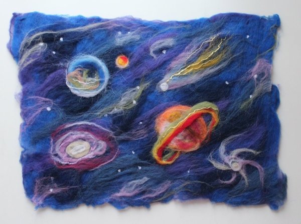 Мокрое валяние из шерсти