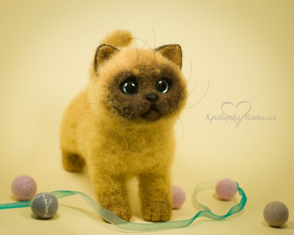 Валяные игрушки не сложные