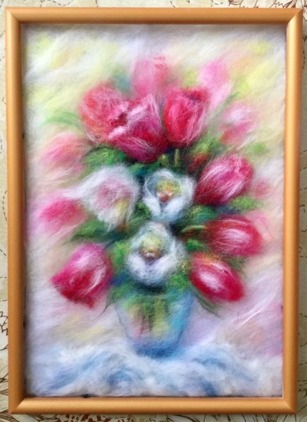 Технике сухого валяния из шерсти