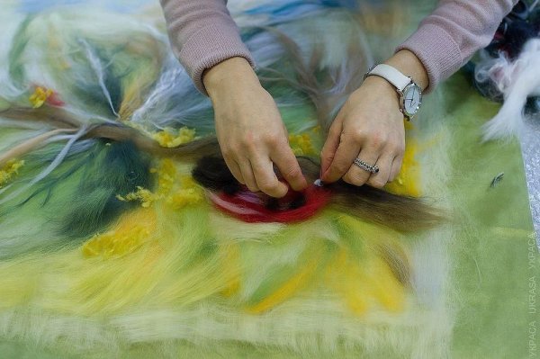 Картины из шерсти своими руками