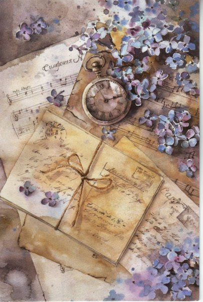 Письмо в Винтаж стиле