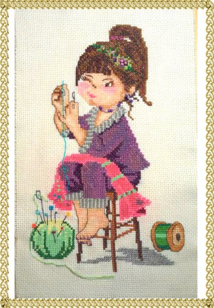 Девушка рукодельница