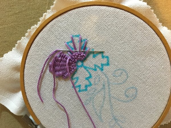 Вышивки вышивальными нитками