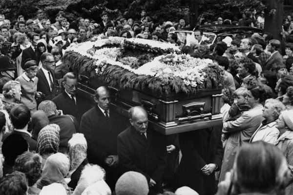 Цветы на могиле гвоздики