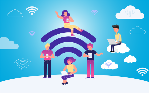 Интернет пространство рисунок