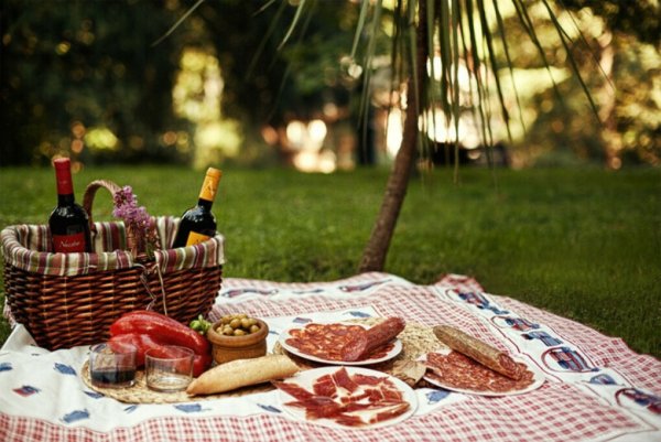 Романтический пикник на природе