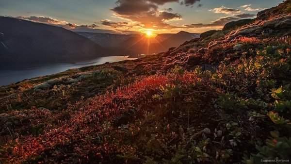 Кольский полуостров солнце