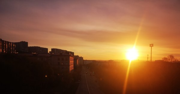 Полярная ночь в Североморске